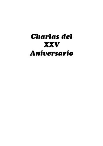 Charlas del XXV Aniversario - MIES Misioneros de la Esperanza