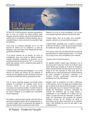 El Pastor - Frederick Forsyth 1 - CETis 143
