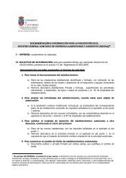 Documentación e información para la inscripción en el RGSEAA