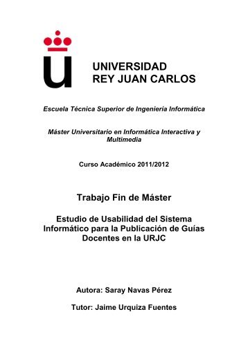 Archivo Abierto Institucional de la Universidad Rey Juan Carlos
