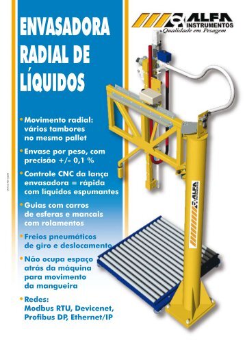 ENVASADORA RADIAL DE LÍQUIDOS