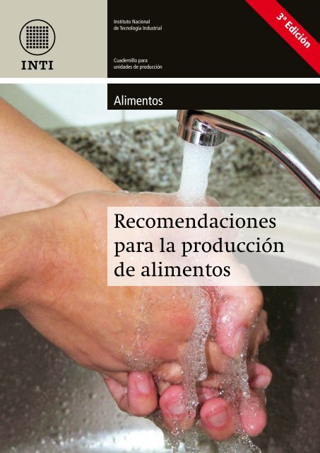 Recomendaciones para la producción de alimentos - INTI