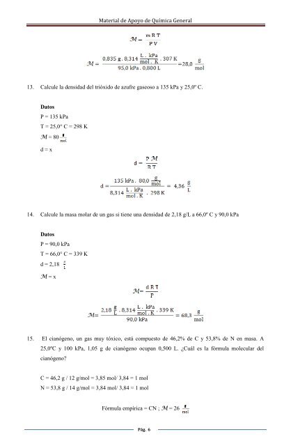 EJERCICIOS RESUELTOS DE GASES