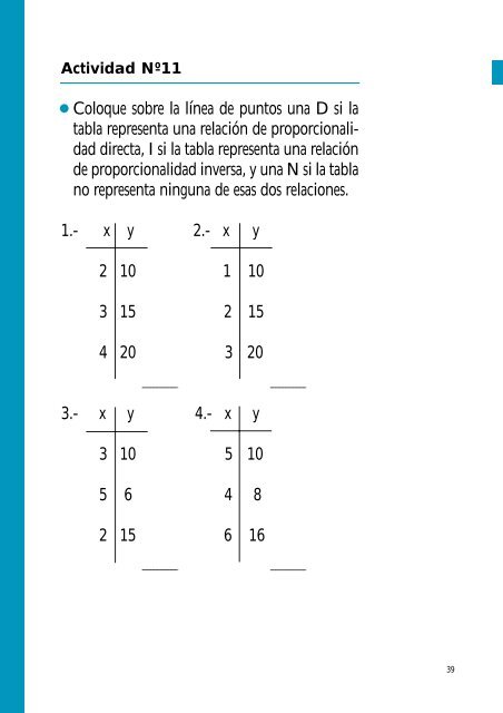 Matemática Nivel II - Región Educativa 11