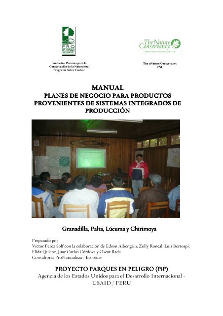 MANUAL - Instituto de Investigaciones de la Amazonía Peruana