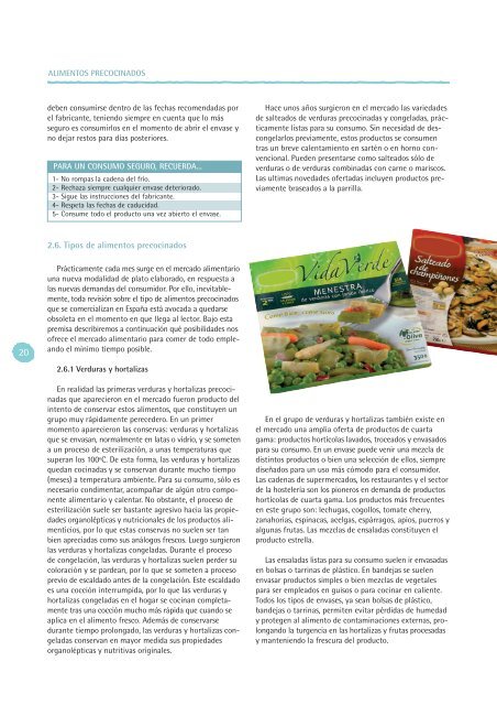 Alimentos Precocinados - Publicaciones de Salud Pública