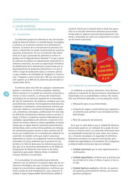 Alimentos Precocinados - Publicaciones de Salud Pública