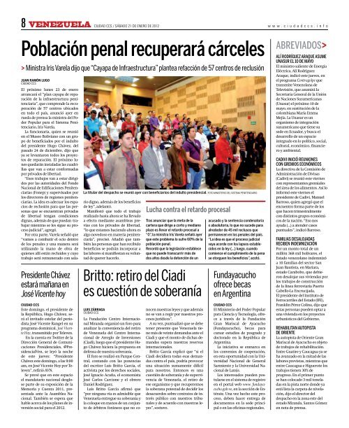 Descarga aquí el PDF 21/01/12 - Ciudad CCS