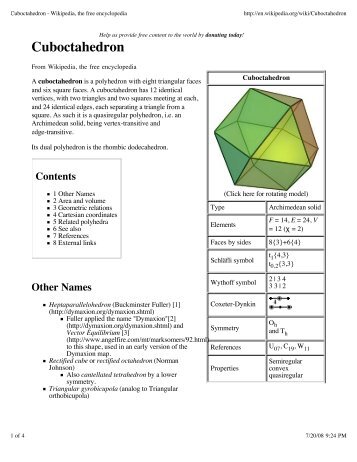 Cuboctahedron - Wikipedia, the free encyclopedia