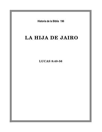 196 - La hija de Jairo - Horizonte Internacional