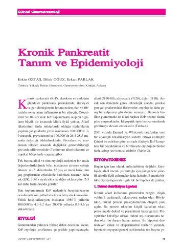 Makale PDF - Güncel Gastroenteroloji