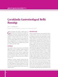 Çocuklarda Gastroözofageal Reflü Hastalığı - Güncel Gastroenteroloji