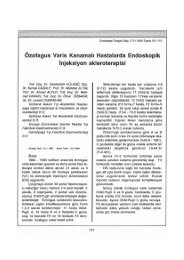 Yrd. Doç. Dr. Saadeddin HÜLAGÜ - Endoskopi Dergisi