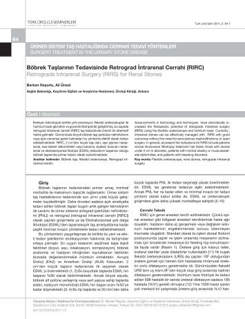 64-67 - Türk Üroloji Derneği