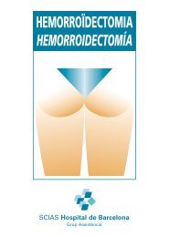 Hemorroïdectomia - Hospital de Barcelona