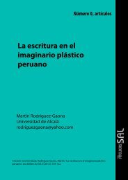 La escritura en el imaginario plástico peruano - Les Ateliers du SAL