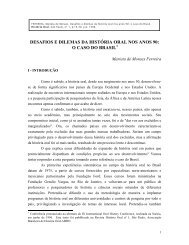 desafios e dilemas da história oral nos anos 90 - CPDOC ...