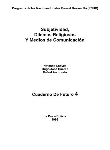 Subjetividad, Dilemas Religiosos Y Medios de Comunicación