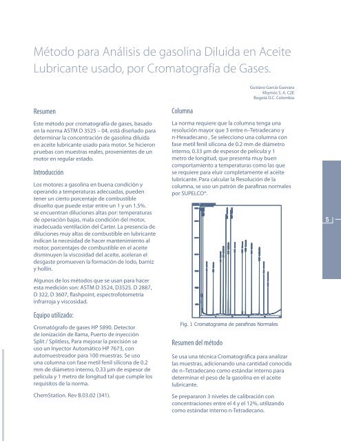 Método para Análisis de gasolina Diluida en Aceite copia - Mollabs