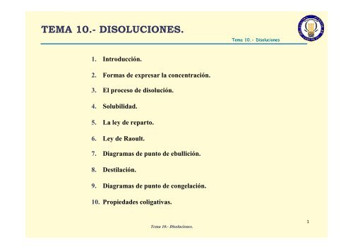 TEMA 10-Disoluciones