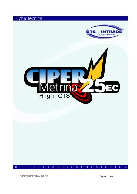 CIPERMETRINA 25 EC