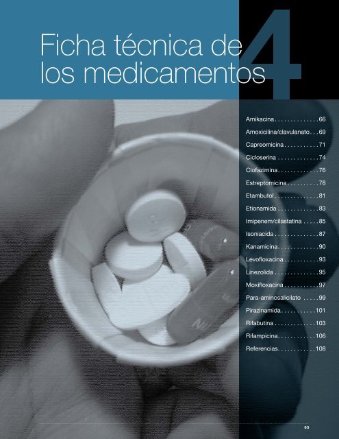 Capítulo 4. Ficha técnica de los medicamentos