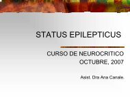 ESTADO DE MAL EPILEPTICO - CTI