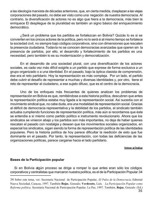 Retos y Dilemas de la Representación Política - Informe sobre ...