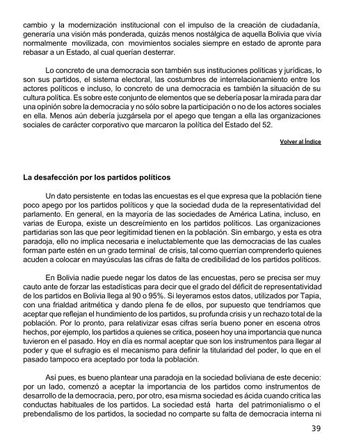 Retos y Dilemas de la Representación Política - Informe sobre ...