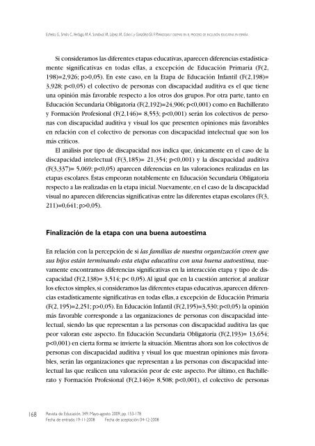 Paradojas y Dilemas en el Proceso de Inclusión Educativa en España