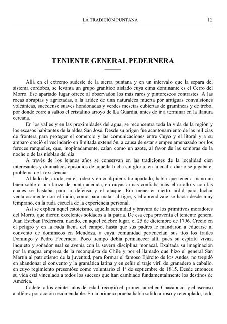 La Tradición Puntana - Gobierno de San Luis