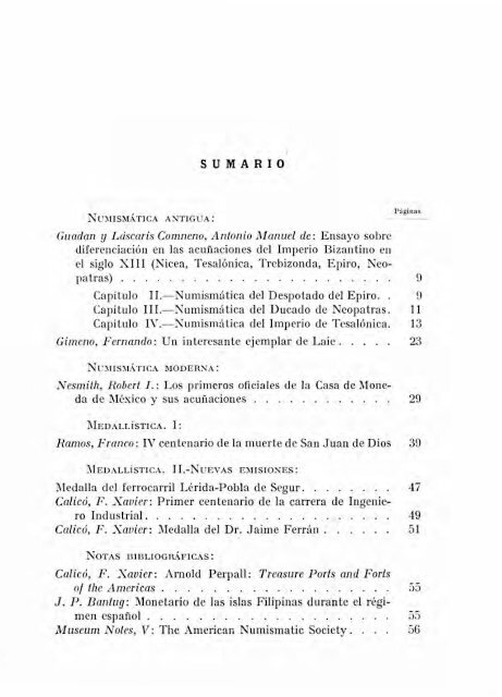 Núm. 4 - Jul-Sep 1952 - Fábrica Nacional de Moneda y Timbre