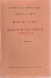 Introducción al Derecho Internacional Cósmico UNAM, México, 1961