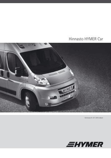 Hinnasto HYMER Car