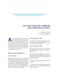 ¿el soat dejó de cumplir una función social? - Superintendencia ...