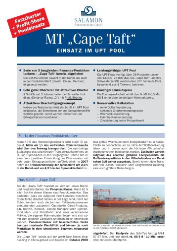 Fakt Cape Taft - Salamon AG