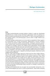 Özofagus Yaralanmaları - Journal of Clinical and Analytical Medicine