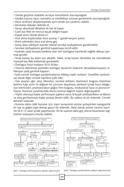 Özofagus Yaralanmaları - Journal of Clinical and Analytical Medicine