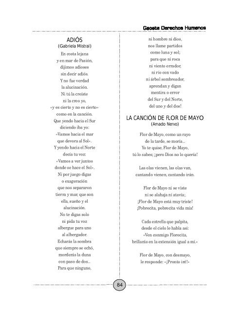 Poemas Universales - Defensoría de los Derechos Humanos del ...