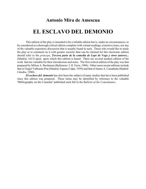 EL ESCLAVO DEL DEMONIO