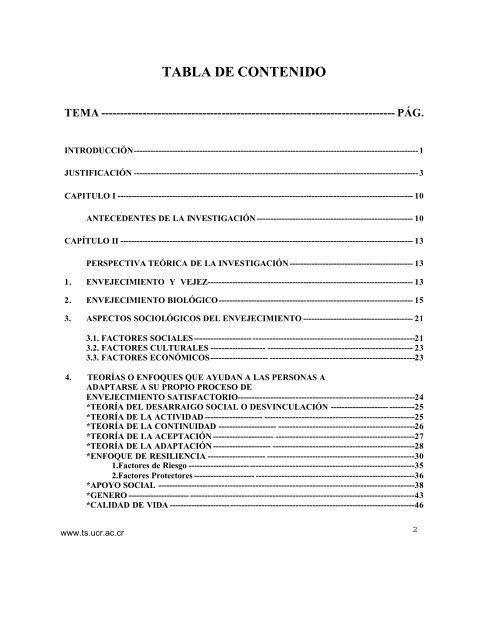 Factores protectores con relación a la calidad de vida de las adultas ...