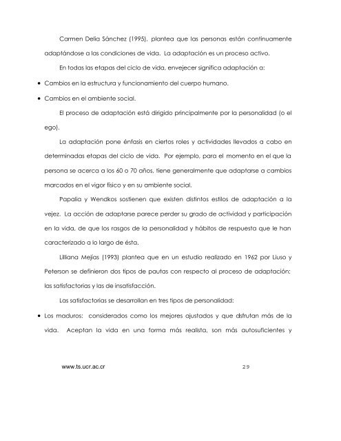 Factores protectores con relación a la calidad de vida de las adultas ...