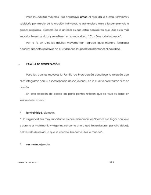 Factores protectores con relación a la calidad de vida de las adultas ...