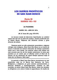 LOS SUEÑOS PROFÉTICOS DE SAN JUAN BOSCO