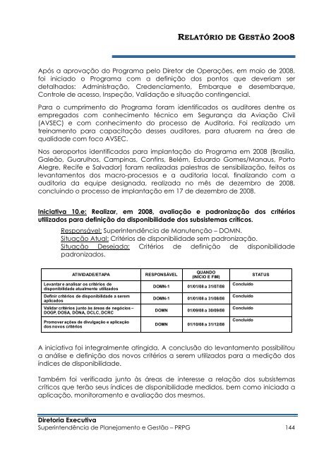 Relatório_de_Gestão_2008_Final_Versão enviada à ... - Infraero