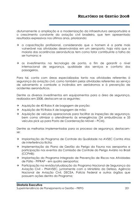 Relatório_de_Gestão_2008_Final_Versão enviada à ... - Infraero