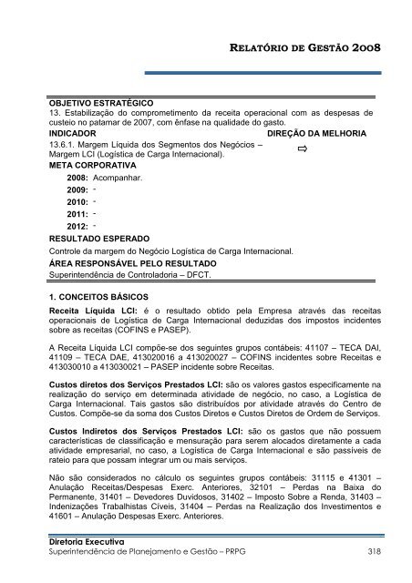 Relatório_de_Gestão_2008_Final_Versão enviada à ... - Infraero