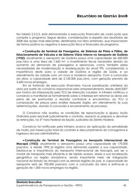 Relatório_de_Gestão_2008_Final_Versão enviada à ... - Infraero