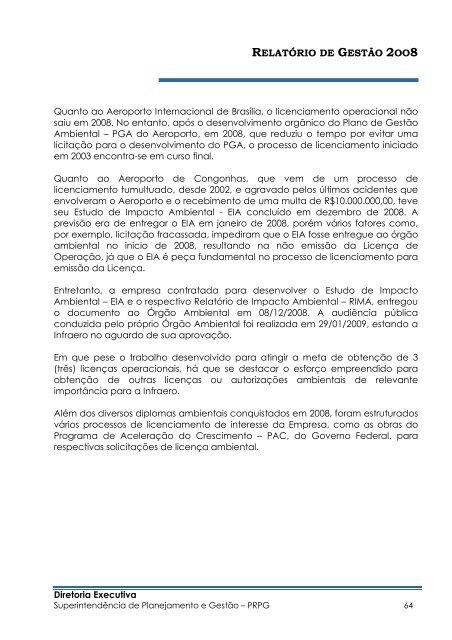 Relatório_de_Gestão_2008_Final_Versão enviada à ... - Infraero