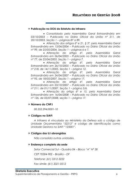Relatório_de_Gestão_2008_Final_Versão enviada à ... - Infraero